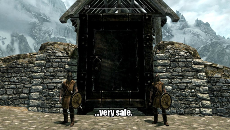 Illustration for article titled Okay, Maybe The High King of Skyrim Can Be A Nice Guy. Sorta.